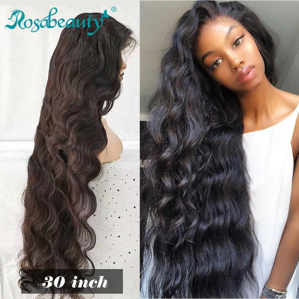 13x6 200% HD Lace Wig Glueless Virgin Human Long Hair Body Wave