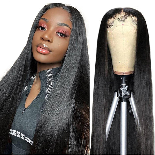 13x6 250% Pre-Plucked Straight Lace Front Wig