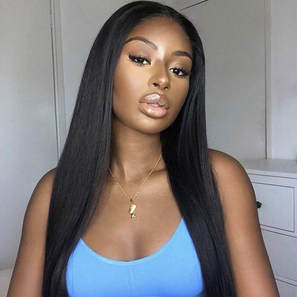 13x6 250% Pre-Plucked Straight Lace Front Wig