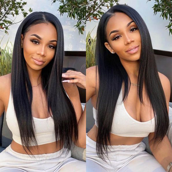 250% 13x4 Lace Front Wig Human Hair Straight