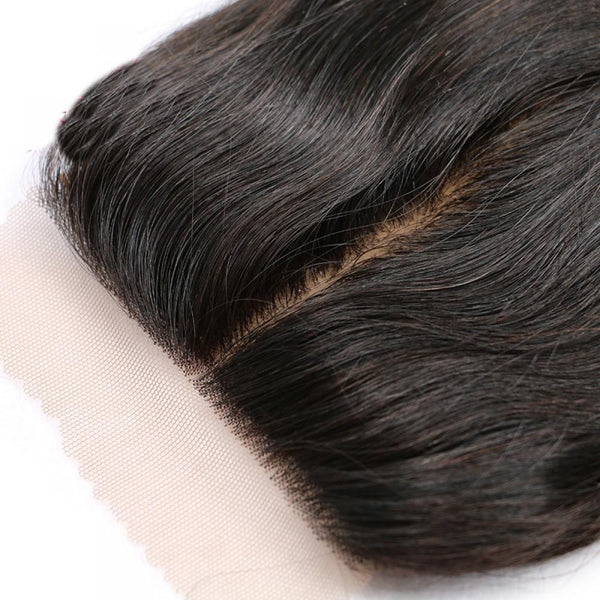 4X4 Silk Base Closure Brazilian Hair Straight