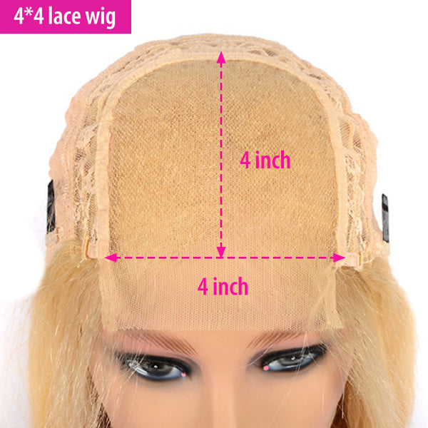 1B/613 Blonde Lace Wig Virgin Human Hair