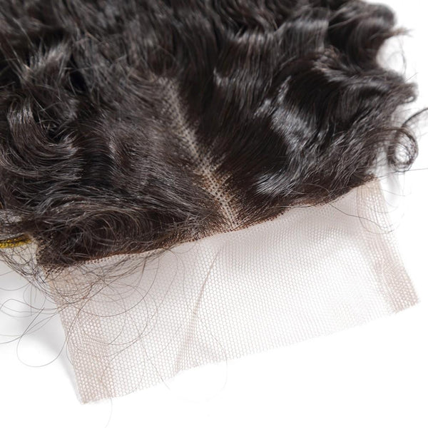 7A 3 Bundles Hair Weave Brazilian Hair With Lace Closure Deep Wave