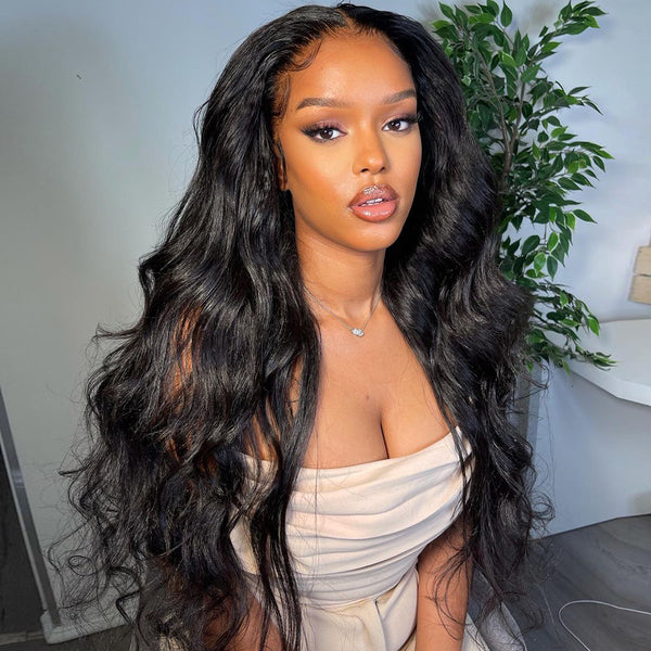 T Part Lace Front Wig Virgin Glueless Virgin Human Hair Body Wave