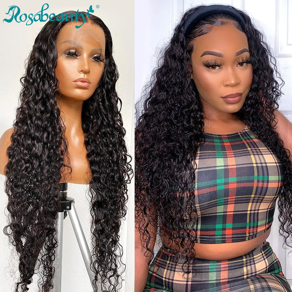 13x4 150% HD Lace Front Wig Human Hair Deep Wave