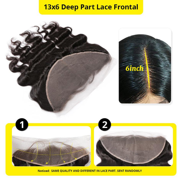 13x6 Lace Frontal Brazilian Hair Body Wave