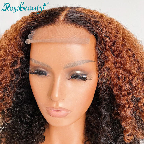 4x4 Affordable Curly Bob Wig Glueless Lace Wig Virgin Human Hair