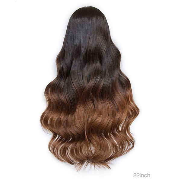 T Part Lace Ombre Body Wave Human Hair Lace Front Wig
