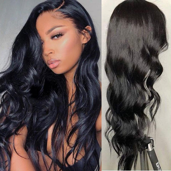 T Part Lace Front Wig Virgin Glueless Virgin Human Hair Body Wave